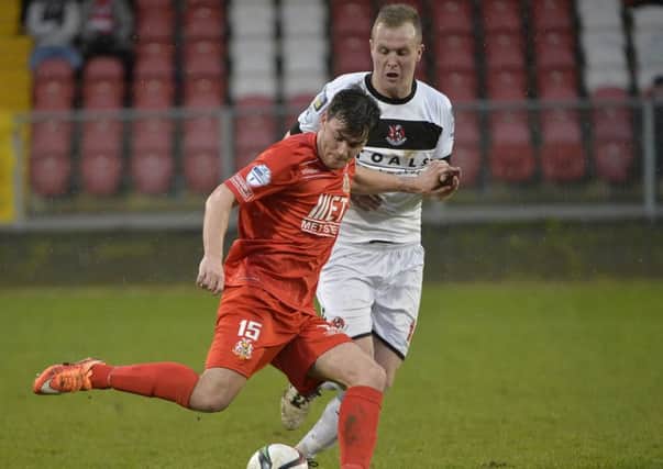 Philip Lowry on his debut for Portadown against Crusaders. Pic by PressEye Ltd.