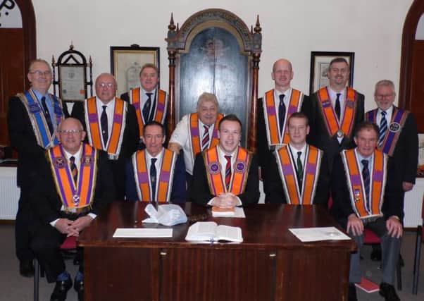 The annual Installation of Officers for Sixmilewater District LOL No10. INNT 04-805CON