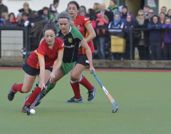 Banbridge goal-scorer Katie McKee in action. Pic: Presseye