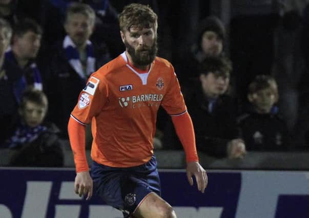 Northern Ireland international Paddy McCourt opened his goalscoring account at Luton Town recently.