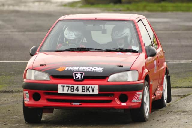 The 500 Motor Club of Ireland New Year Stages Rally included the Neill father and son pairing of Keith and Garth from Tandragee, the latter behind the wheel. Pic by Gary Craig.