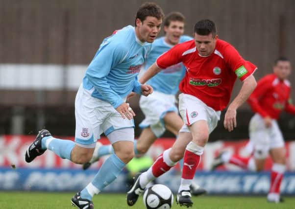 Kevin Kelbie was a favourite with Ballymena United supporters during his time at the Showgrounds.