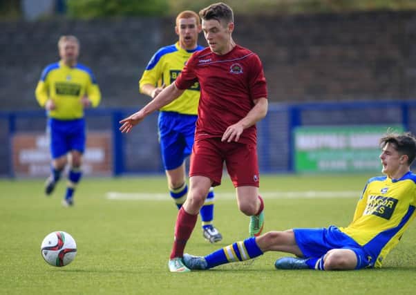 Midfielder Shane McGinty is available for this weekends Intermediate Cup tie at Bangor.