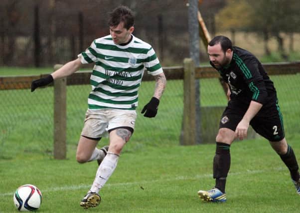 Josh Barton of Lurgan Celtic will face his former club Portadown in the next round of the Irish Cup.