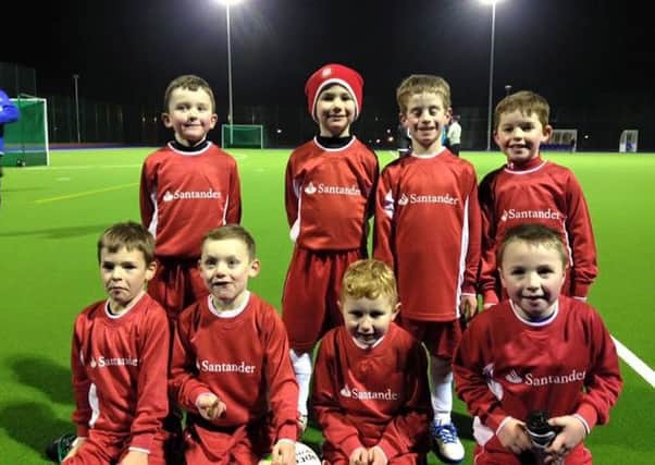 Northend Colts 2009s at the Irish FA SSG Tournament on Friday night, wearing the new Santander Bank-sponsored playing kits.