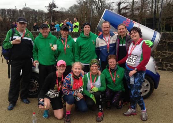 County Antrim Harriers in good form after Born 2 Run Antrim Castle 10k. INLT 06-926-CON