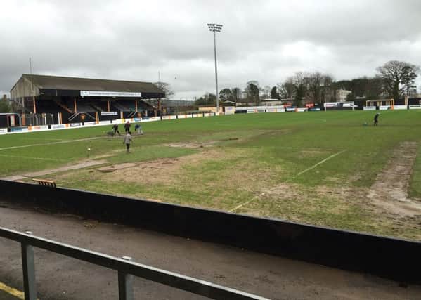 There have been waterlogging problems at Taylor's Avenue this season.