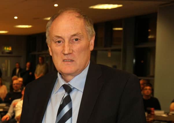 Ballymena United chairman John Taggart.