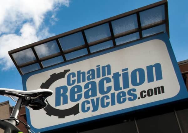 Chain Reaction Cycles. Pic Elaine Hill