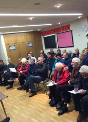 More than 60 people attended last week's public meeting with PSNI District Commander Superintendent David Moore.