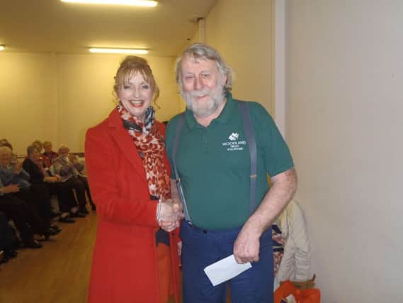 Elizabeth McConnell and Peter Lyons from the Woodland Trust.