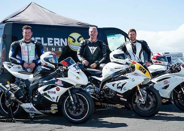 Family focus: The East Antrim racing team of Curtis, Ashley and Ryan McLernon. INLT 07-919-CON