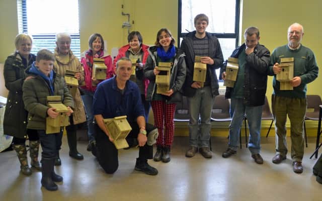 Friends of Bashfordsland Wood and Oakfield Glen, group made bird boxes and conducted a bird survey on site. INCT 07-754-CON