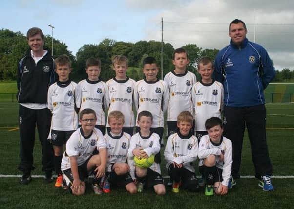 Cookstown Colts U11 with their coaches