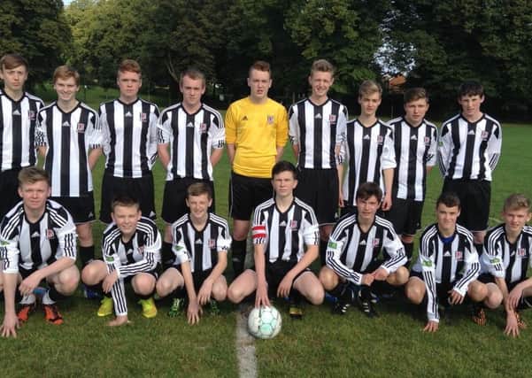 Wakehurst U16s who beat local rivals Ballyclare Colts 1-0 on Saturday in a Lisburn League match.