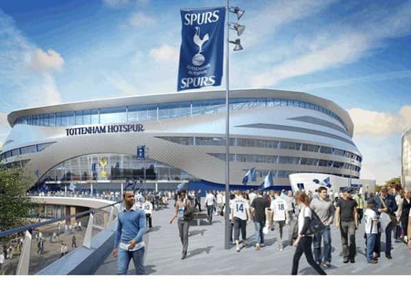 The new Spurs stadium.