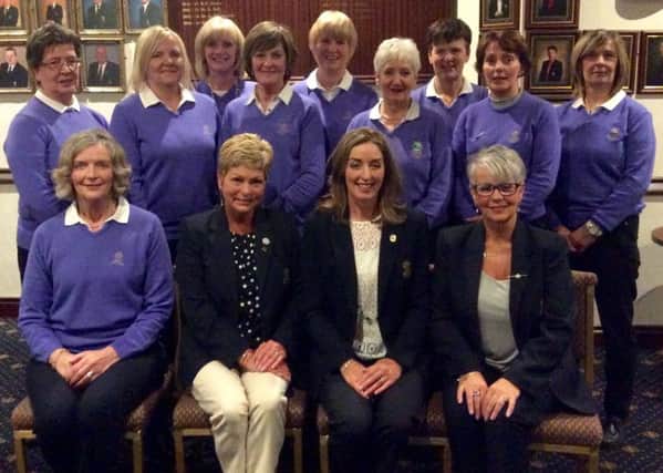 Pictured are the Foyle Golf Club Ladies Committee 2016.