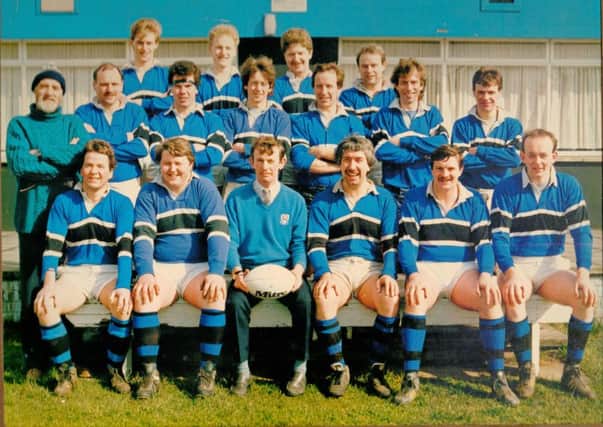 Coleraine 6th XV from 1986-7 season. Where are you all now? Come to the reunion.