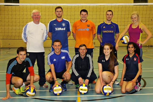 The inaugural night for the Garvagh Volleyball team pictured at the Jim Watt centre.   IMG_9002