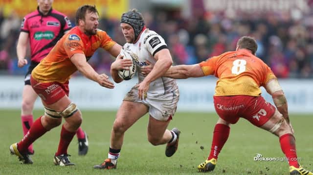 Don't stop me now! Murphy jinks his way through Scarlets.