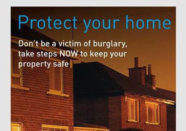 Police are reminding the public about the steps they can take to reduce the chances of becoming a burglary victim. (Submitted Picture).