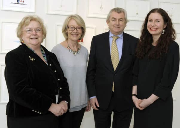 Pictured at the  Friends of FE McWilliam Annual Spring Lecture are from left Friends Chair Fionnuala Cook, Broadcaster / Journalist Wendy Austin, Sir Donnell Deeny and Curator Dr Riann Coulter Â©Edward Byrne Photography INBL1609-202EB
