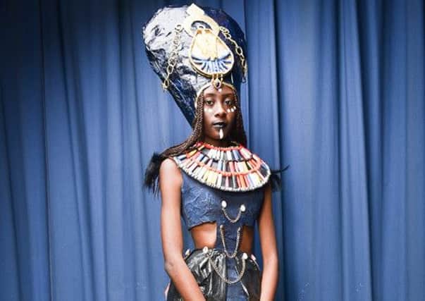 "Nubian Queen" from Cookstown Holy Trinity School who is taking part in the Bank of Ireland Junk Kouture Northern Regional Finals.