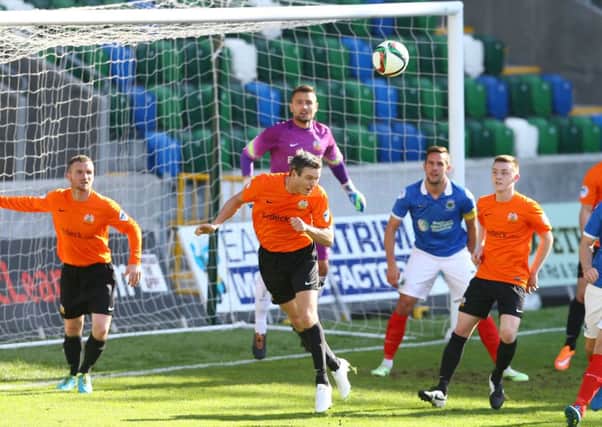 Glenavon's game at Linfield is admission by ticket only.