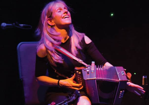 World-acclaimed accordionist Sharon Shannon who will be making her first appearance live at Lanyon Hall in Cookstown on Saturday March 5.