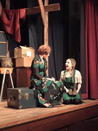Rosemary Drama Group's production of "Kindertransport".
L-R: Sara Donnelly and Roisin McCanny. Photo by Brian Haslett. INLT-09-701-con