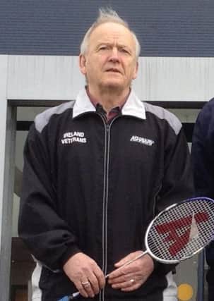 Tony Clarke who missed out on the Mens Singles 70+ title in the Roadside Motors Lisburn Ulster Masters.