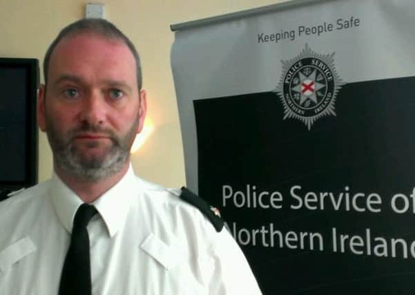 PSNI Superintendent Mark McEwan, Derry City & Strabane District Commander.