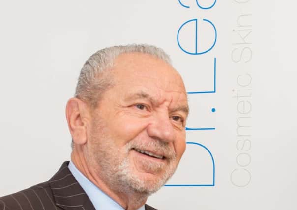 Apprentice winner Dr Leah Totton celebrates the launch of the second Dr Leah Cosmetic Skin Clinic, in Loughton Essex with the help of Lord Alan Sugar. Visit www.drleah.co.uk for more information on treatments available.