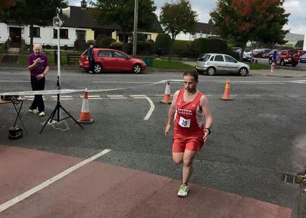 Colly Gallagher at the Bellaghy Church Island 10k
