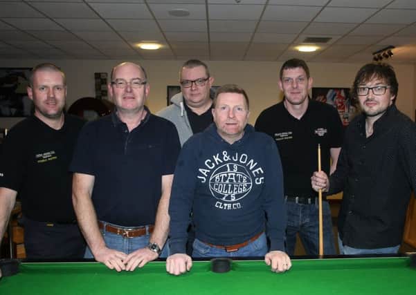 Michelin Masters, who resumed their Ballymena Towers Pool League campaign last week. INBT 07-170CS