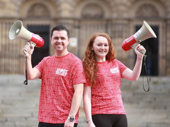 QUB Elite Dance Team member Kerry McQuillan from Ballymena, is getting behind the 2016 Belfast Sainsburys Sport Relief Games. She is calling for people to sign up to walk, run, swim or cycle themselves proud.