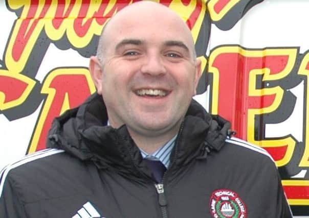 Larne Tech Old Boys'  manager Johnny Hastings. INLT 51-909-CON