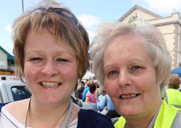 Michelle McGuigan and Margaret Irwin, who have both resigned from the Ballyclare May Fair working group. INNT 11-800CON