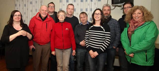 The "Deegan Free-kickers" won the Distillery Supporters Trust (DST) Quiz last Friday. Members of the winning team are pictured along DST members. Picture - David Hunter.