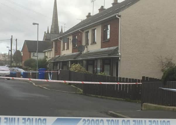 The scene of the shooting in Cookstown