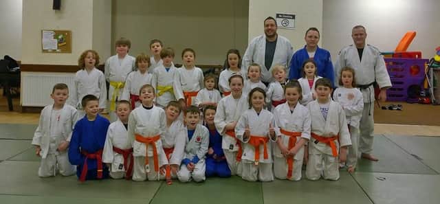 Some of the young members of Sonkei Judo Club and Causeway Judo Club. Photo:supplied