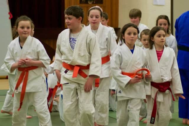Some of the members of Sonkei Judo Club and Causeway Judo Club. Photo: Gillian Anderson