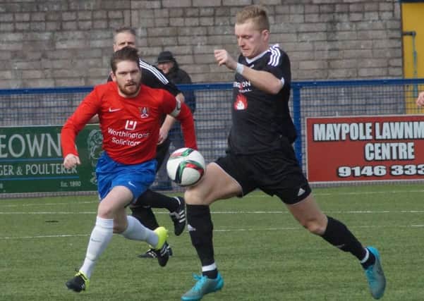 Chris Rodgers scored Larne's only goal in the 2-1 defeat to Ards. INLT 11-903-CON  Photo: Andy Scullion