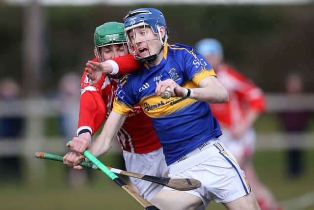 St Louis James McNaughton in action during Saturday's Paddy Buggy Cup semi-final win over St Raphael's Loughrea at DCU Sportsground's Dublin