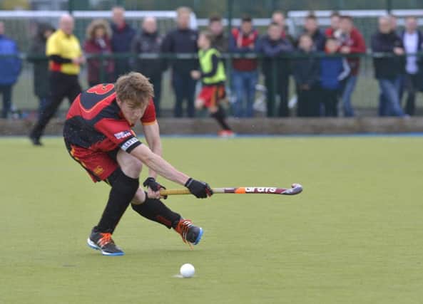 Banbridge Academy's Andrew Bennington says his side are 'buzzing' ahead of the Burney Cup final. Pic: Rowland White / Presseye