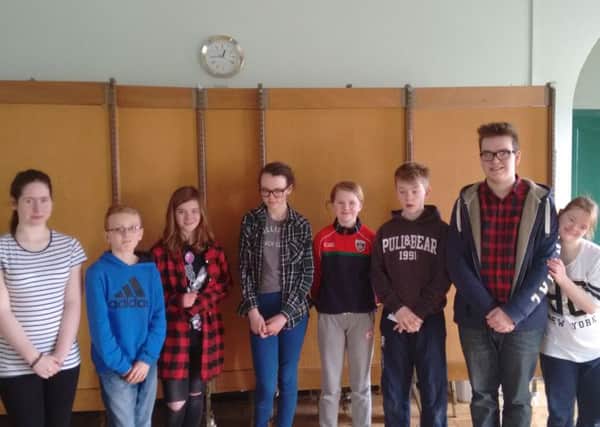 Members of the Class Act Drama Academy who took part in a recent performance