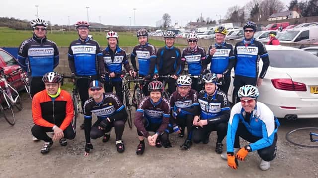 Some of the Dromore cyclists who took part in the Spring Sixty Sportive.