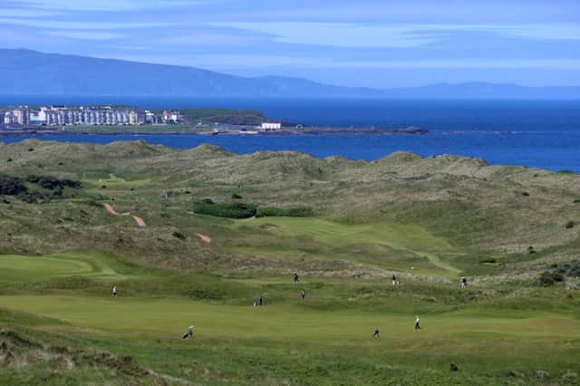 A general view of The Royal Portrush Course, Portrush. Niall Carson/PA Wire.