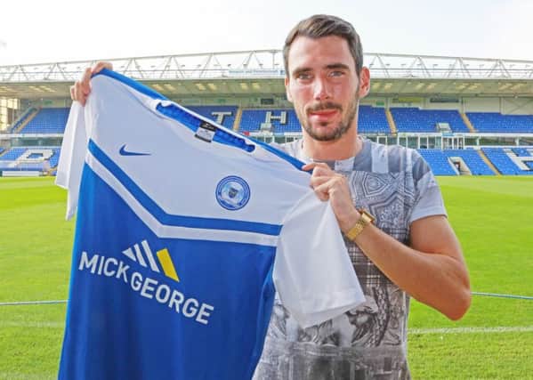 Peterborough United's Michael Smith has been called up to the Northern Ireland squad for the friendlies against Wales an Slovenia. Photo: www.theposh.com