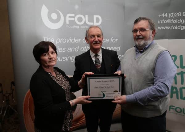 Ballinascreen Fold receive their awards